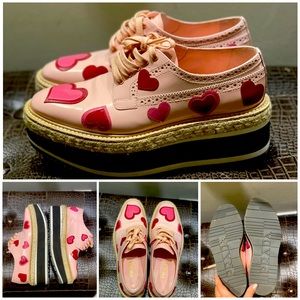 Prada platform oxfords size 39